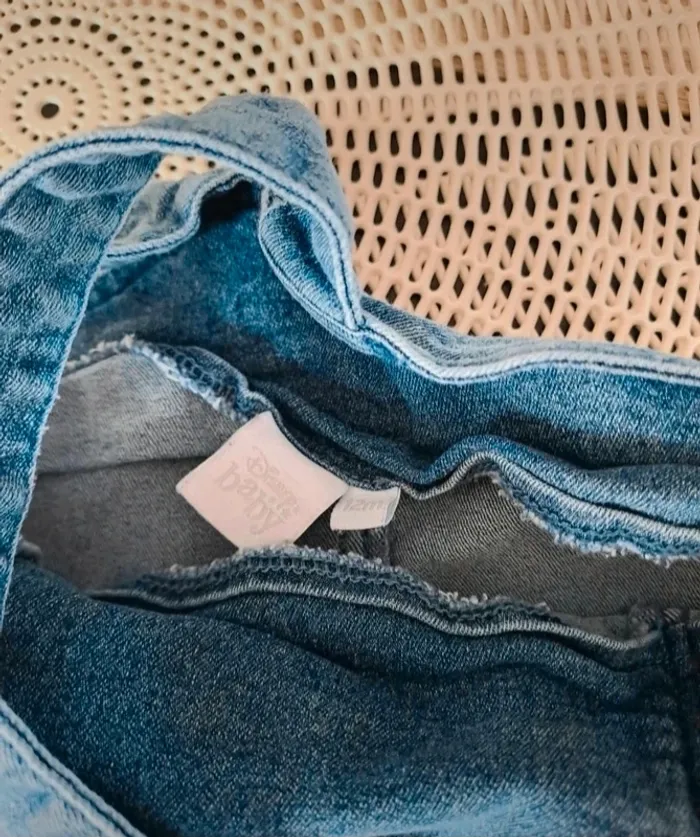 Robe en jeans, taille 12 mois, marque Disney, minnie - photo numéro 3