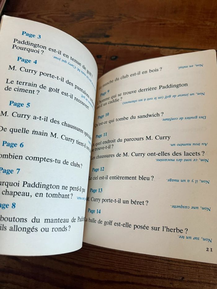 Livre ancien vintage l’Ours Paddington au golf Gentil Coquelicot Hachette Michael Bond - photo numéro 8