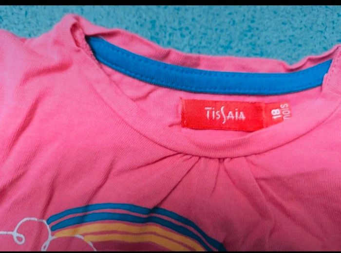 T-shirt fille tissaia 18 mois - photo numéro 3