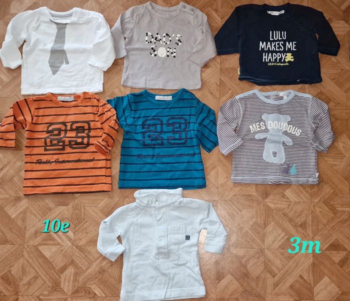 Lot 7maillot 3mois