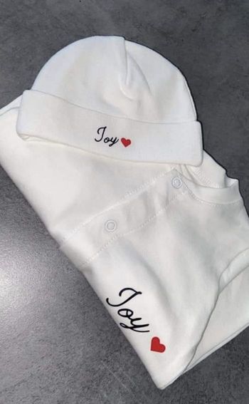 Pyjama + bonnet naissance