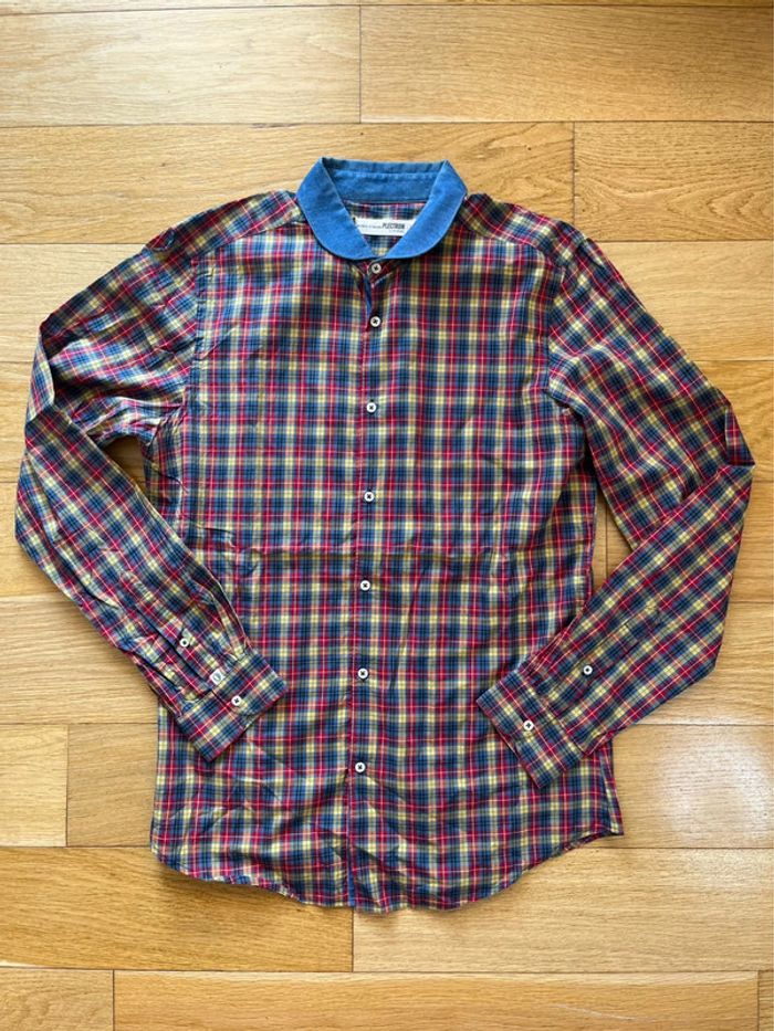 👔 Chemise à carreaux rouge Plectrum by Ben Sherman – Taille M – Très bon état - photo numéro 2