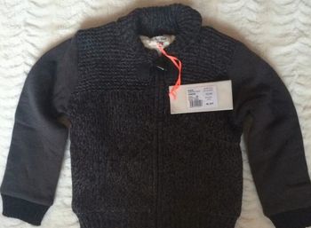 Cardigan chaud taille 3 ans MARÈSE neuf avec étiquettes