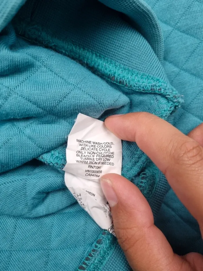 Pull L.L. Bean bleu matelassé – Taille XL Homme (mesures en photos) - photo numéro 10