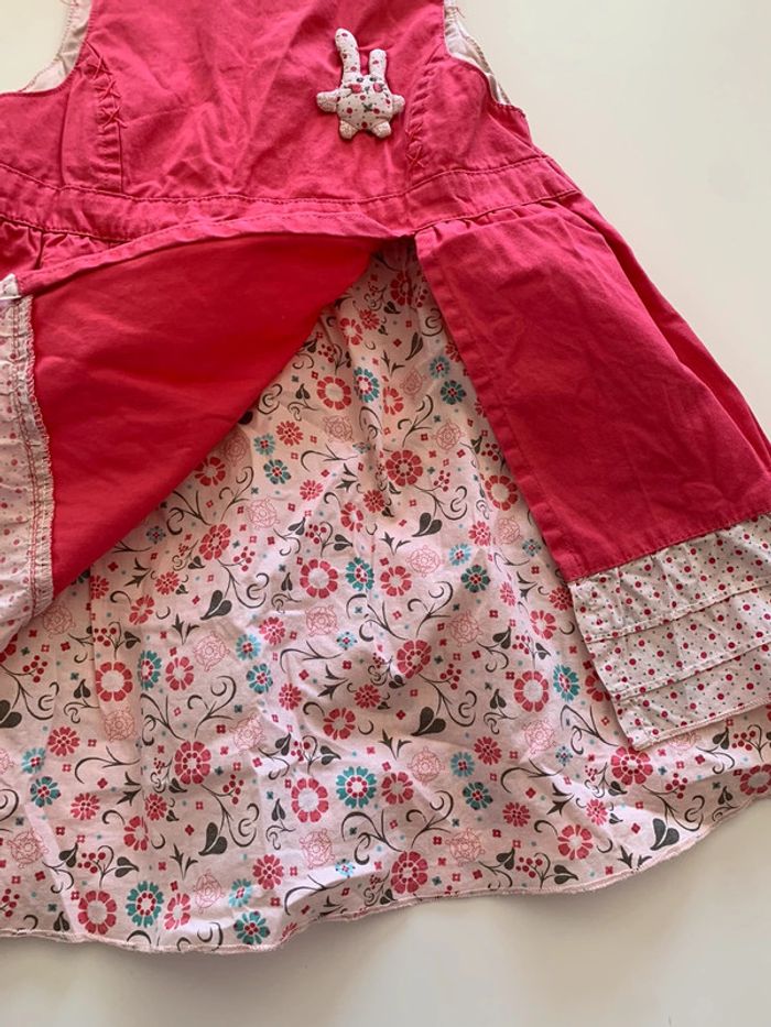 Lot 3 robes été motifs fleurs 18 mois - photo numéro 4