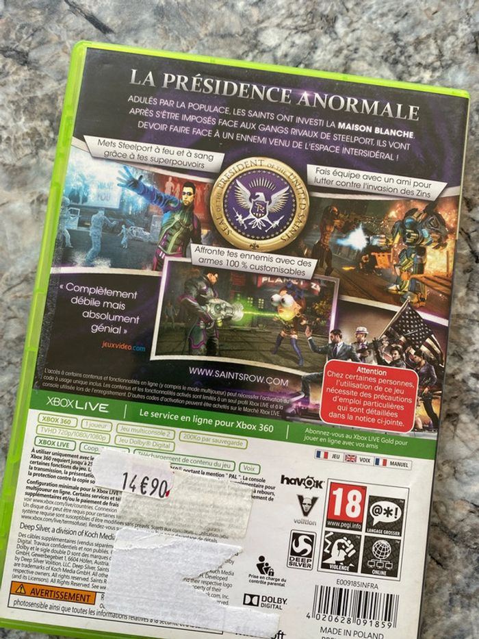 saints row Iv Xbox 360 - photo numéro 3
