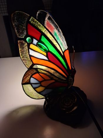 Lampe papillon vintage 