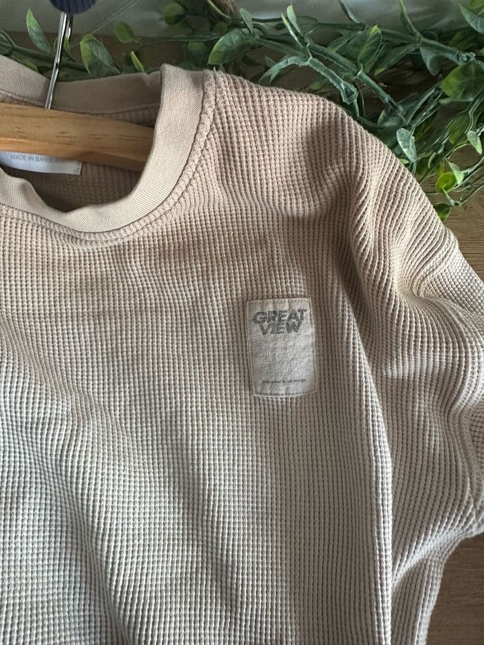 Lot de 2 hauts gaufrés Zara - photo numéro 3