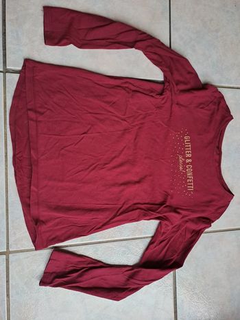 Blouse manches longues taille 12 ans