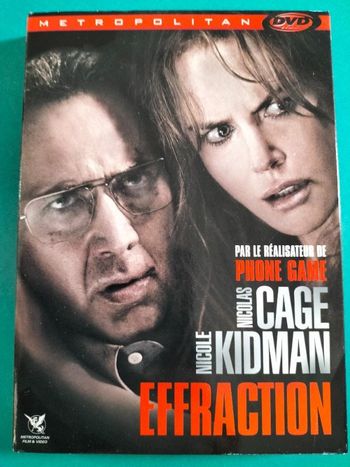 Dvd Thriller Effraction Nicole Kidman Nicolas Cage