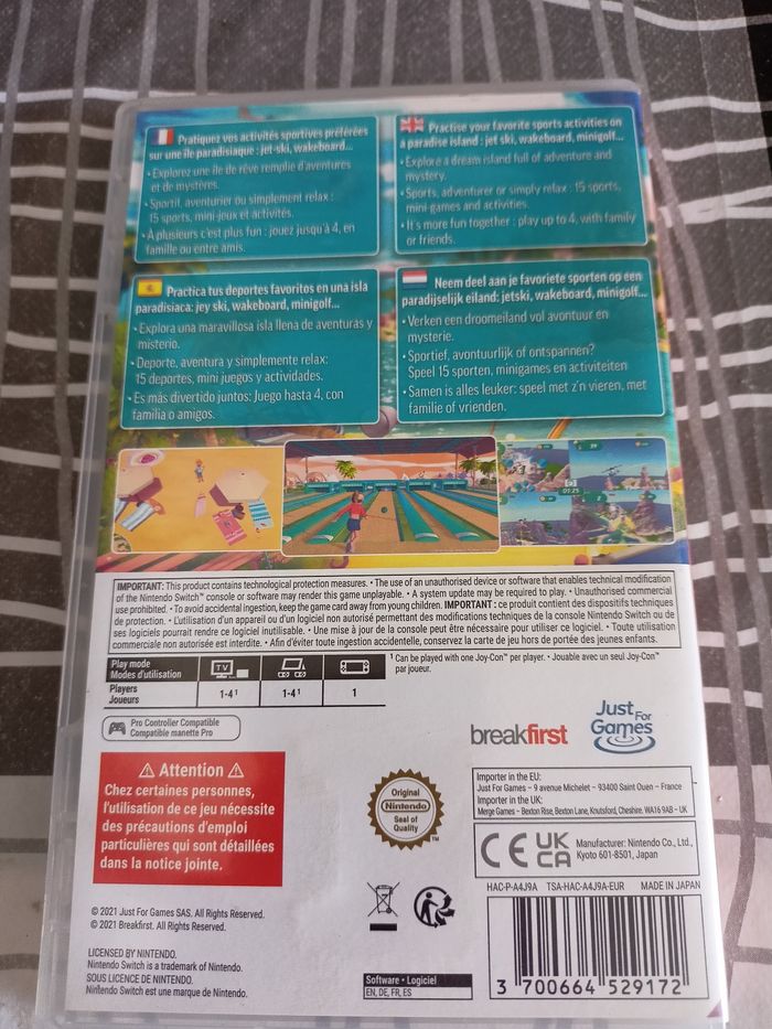Nintendo Switch instant sports paradise - photo numéro 2