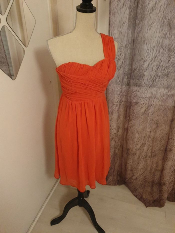 Robe cocktail corail