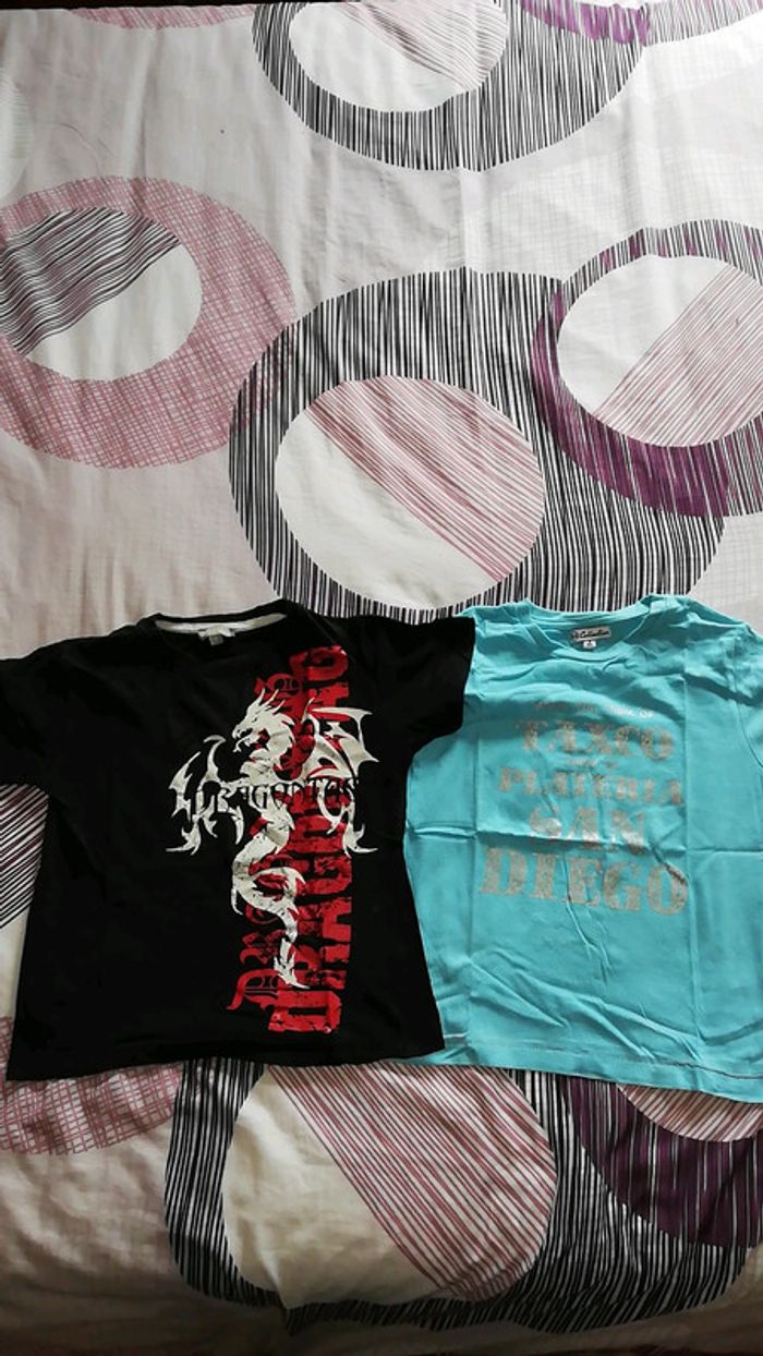 Lot de 2 t-shirt MC 5 ans