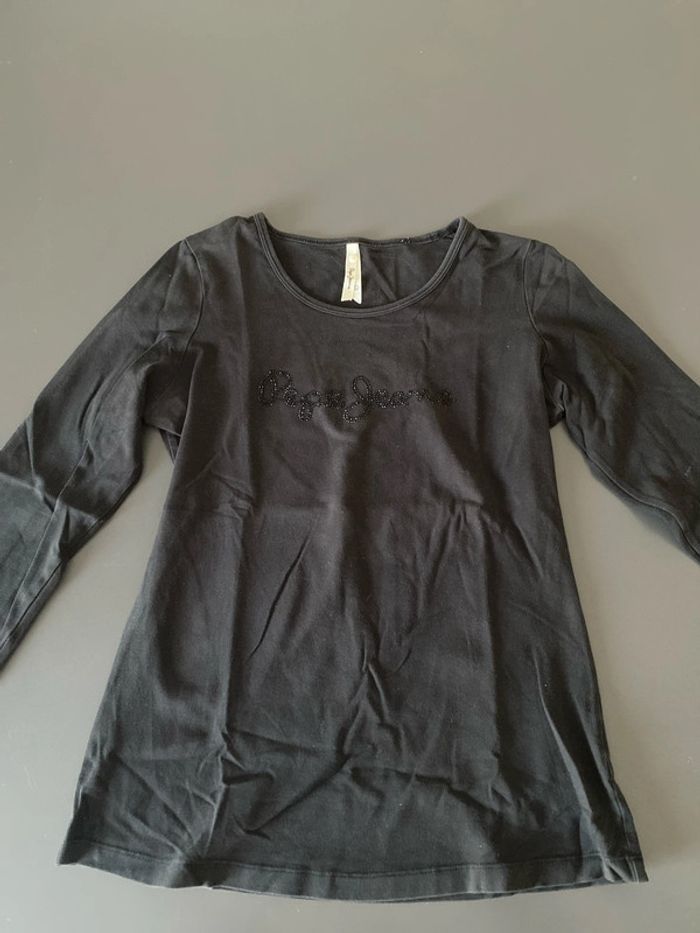 T-shirt manche longue pepe jeans noir taille L