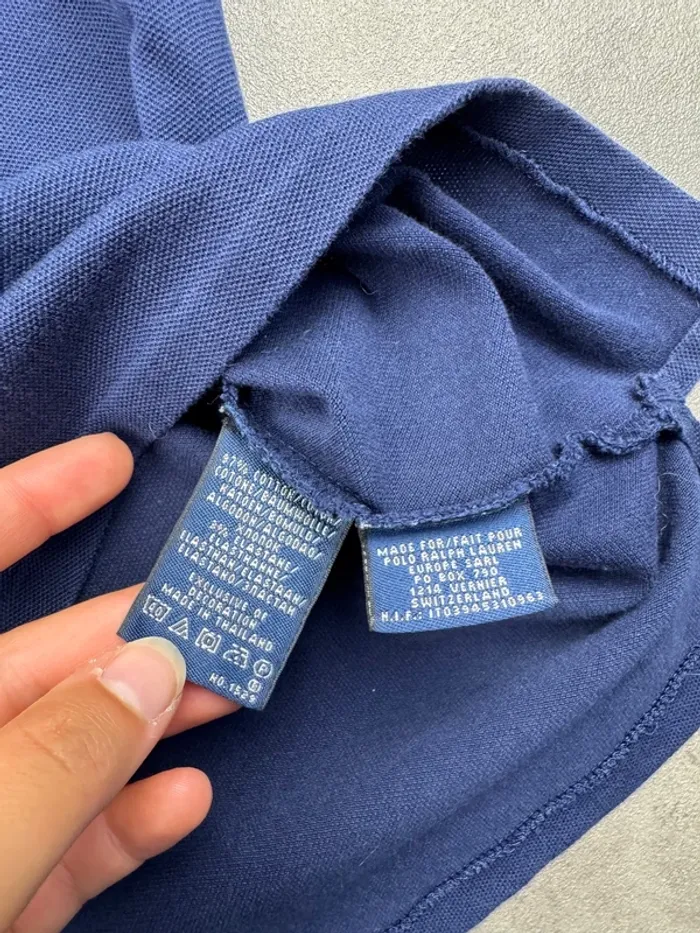 Polo Ralph Lauren Sport Bleu Marine Taille M - photo numéro 7