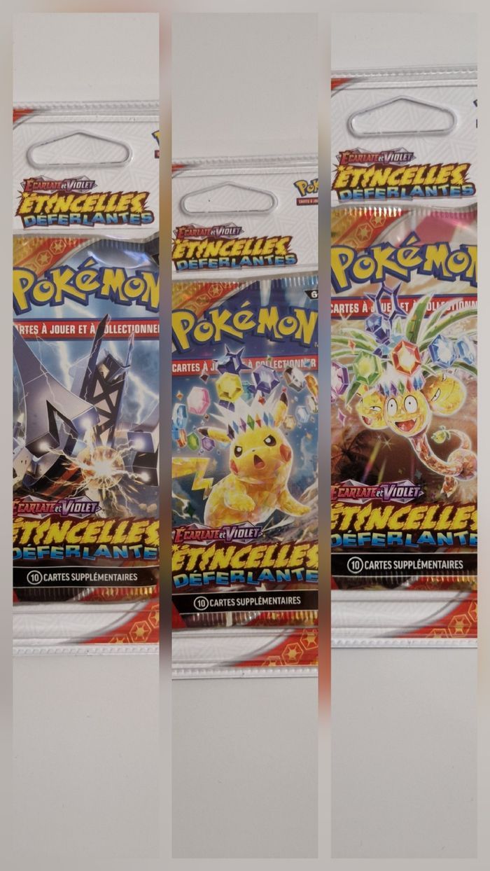 Booster blister étincelles déferlantes