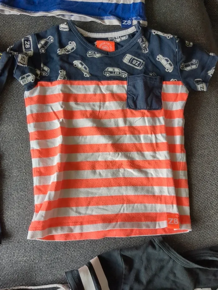 Lot de 9 tee shirts Z8 taille 80 cm - photo numéro 6