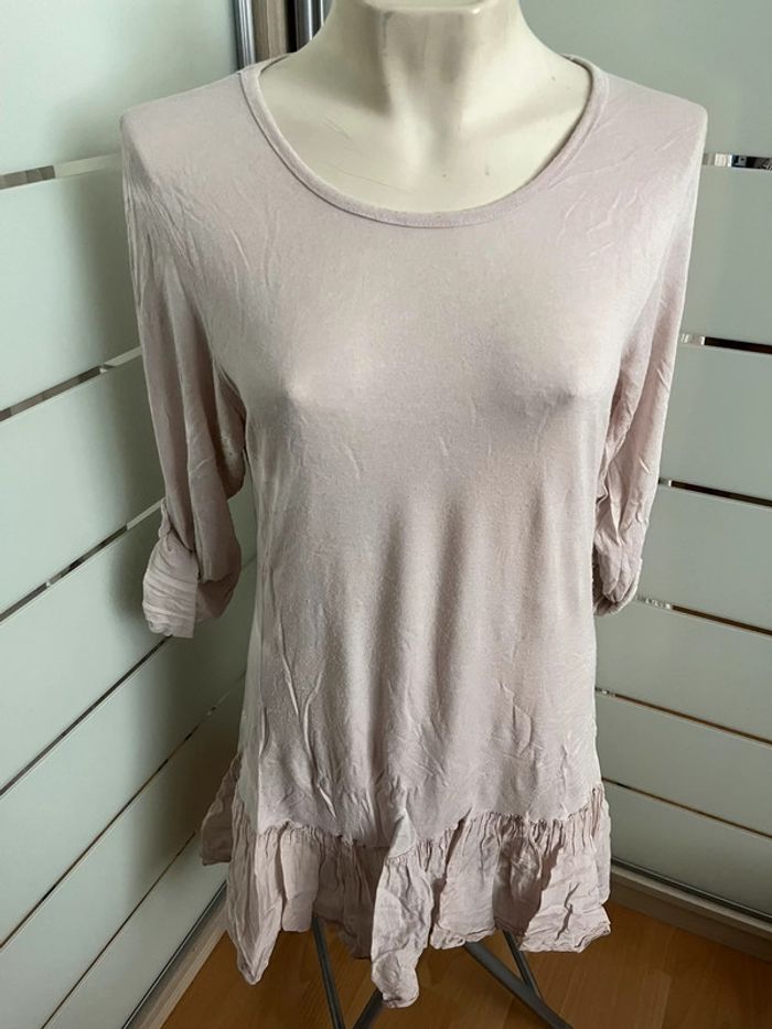 Tunique rose pale taille unique - photo numéro 7