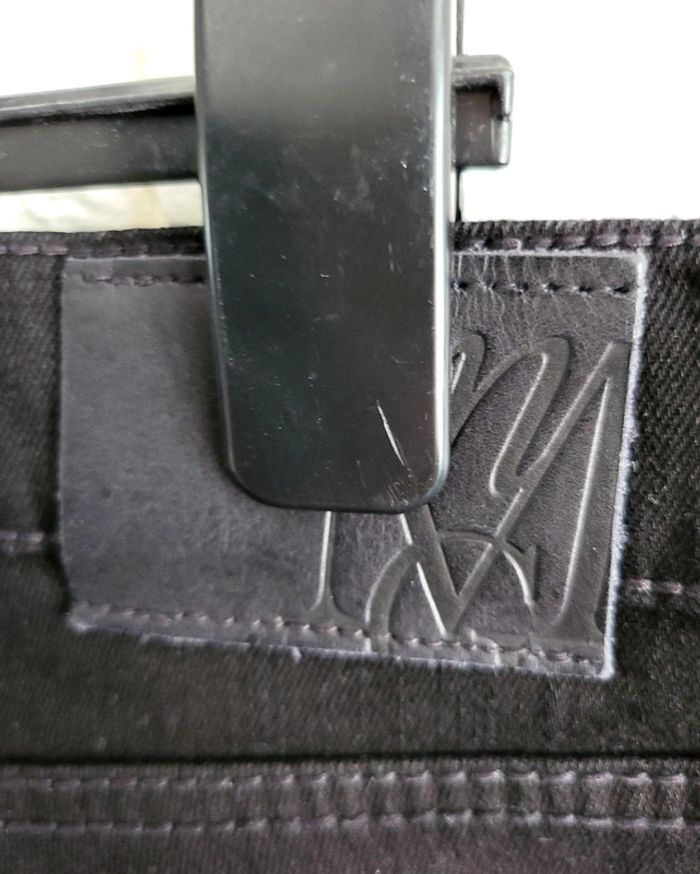 Jeans noir mango taille 42 coupe droite tendance - photo numéro 7