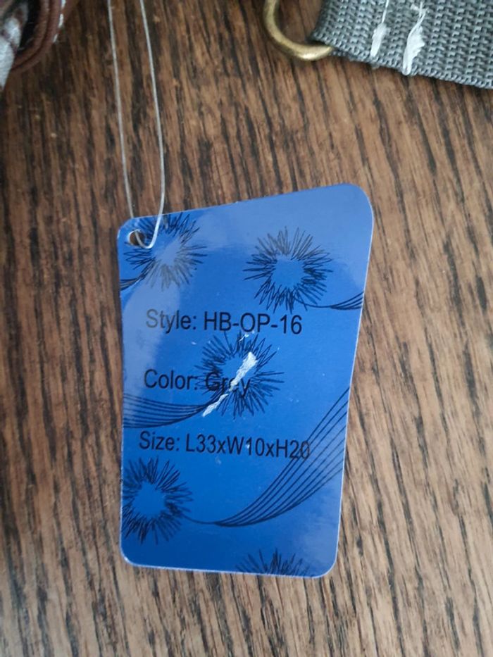 Jolie Sac à main gris/marron Mfhandbags neuf - photo numéro 13