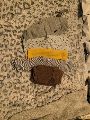 Lot 4 pantalons et un short