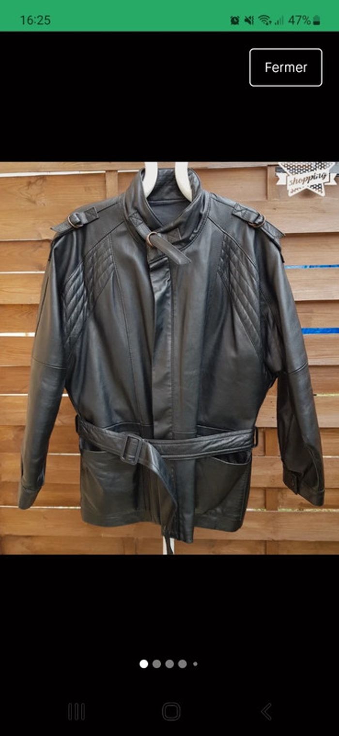 Blouson Véritable cuir, made in France 🇨🇵 - photo numéro 2