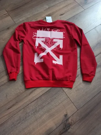Pull fin homme manches longues Rouge XS