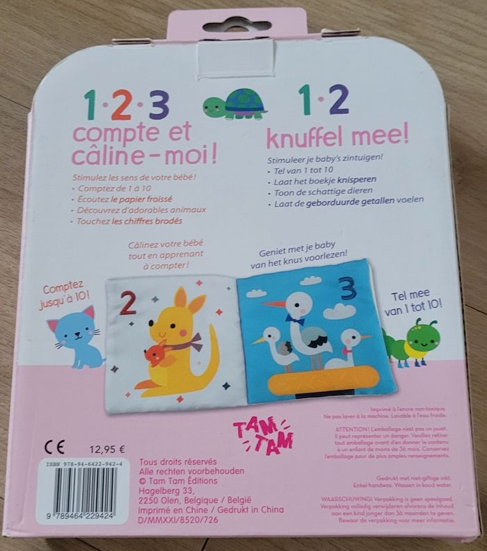 Livre tissuapprend a compter - photo numéro 2