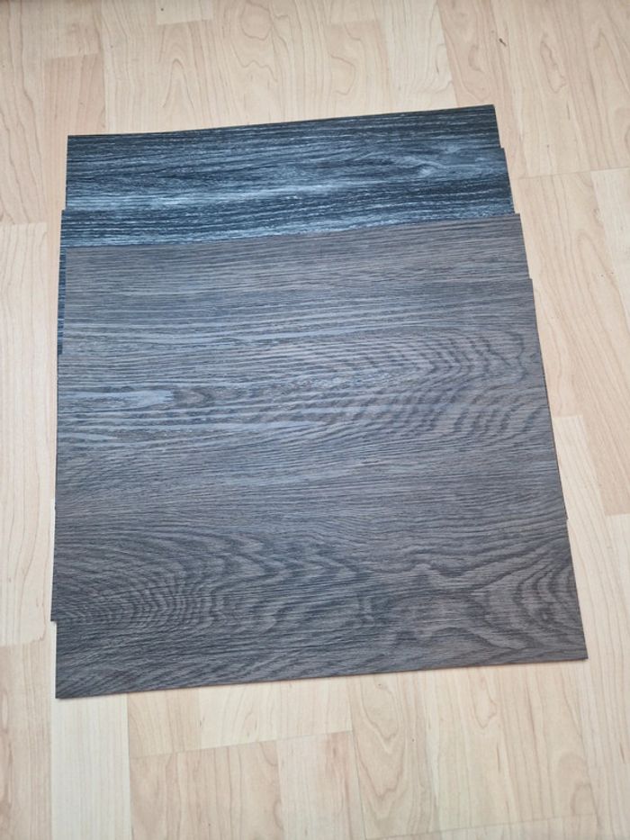 6 set de table marron foncé et noir