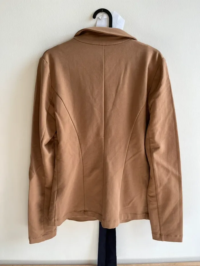 Blazer Liu-Jo camel avec ceinture bleu - photo numéro 9