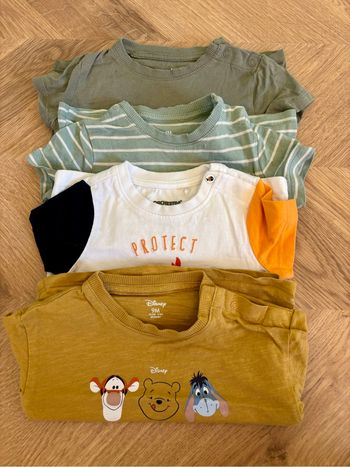 Lot t shirt 9 mois