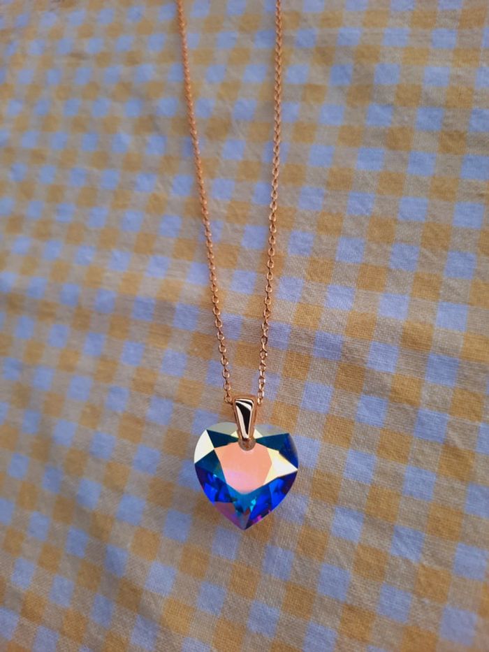Collier cœur cristal MYC - photo numéro 4