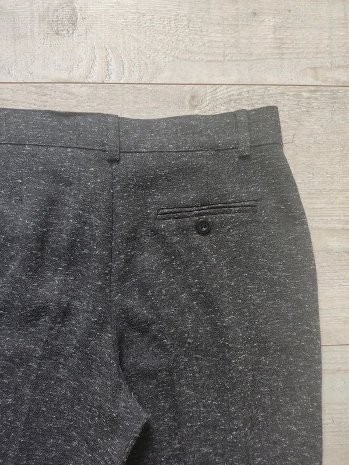 Pantalon droit gris et chiné taille 36 Armand Thiery - photo numéro 4
