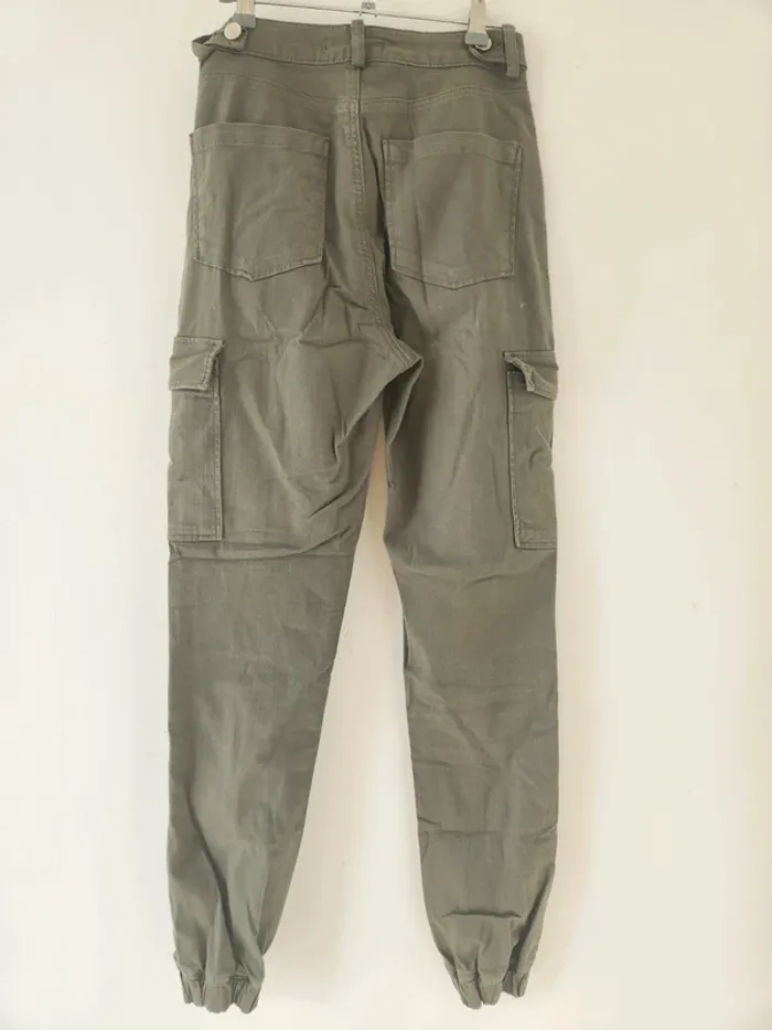 Pantalon cargo kaki Bik Bok - Taille 34 - photo numéro 2