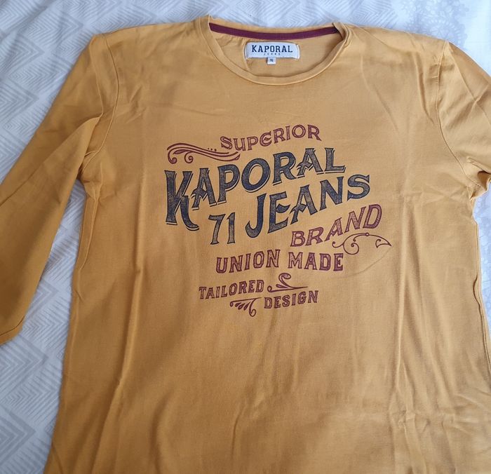 Tee shirt ML kaporal de taille 16ans - photo numéro 3