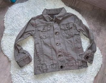 Veste en jean Okaidi 4 ans grise garçon