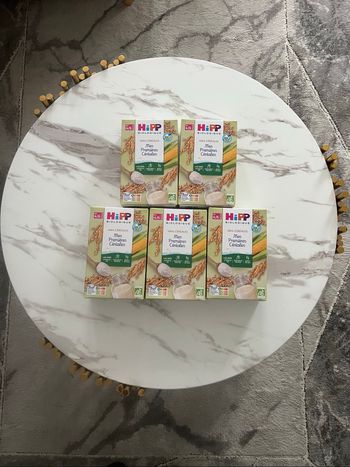 Lot de 5 paquets Mes Premières Céréales HiPP Bio – dès 4/6 mois