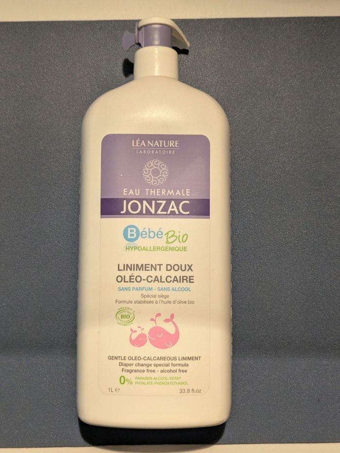 Liniment doux oleo care Jonzac  bébé bio 1 litre neuf