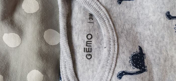 Lot de 6 body 3 mois - photo numéro 2