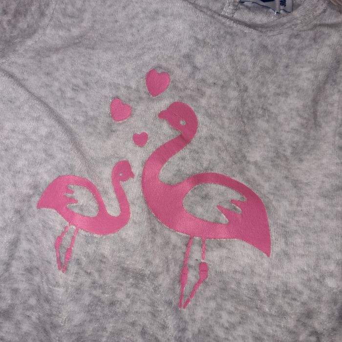 Pyjama velours fin 9 mois Mots d'enfants - photo numéro 2