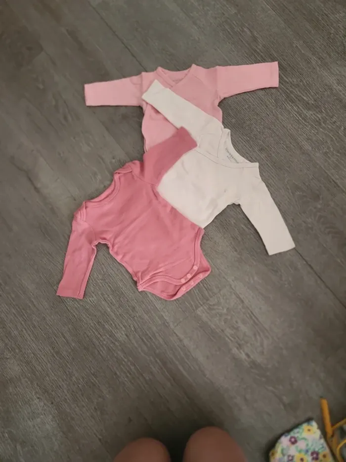 Lot de 3 body manches longues