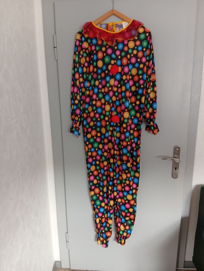 Combinaison de clown multicolore M/L - photo numéro 2