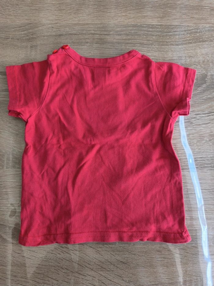Tee shirt manches courtes garçon 9 mois - photo numéro 2