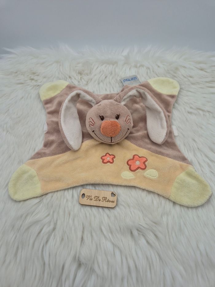 Doudou plat Lapin Pol et Jade beige marron
Nattou - photo numéro 1