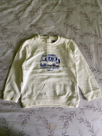 Sweat à motif garçon, taille 36 mois