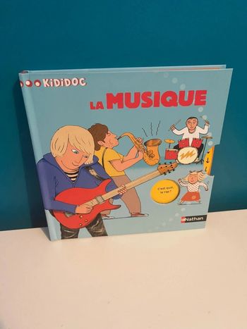 Livre animé kididoc la musique