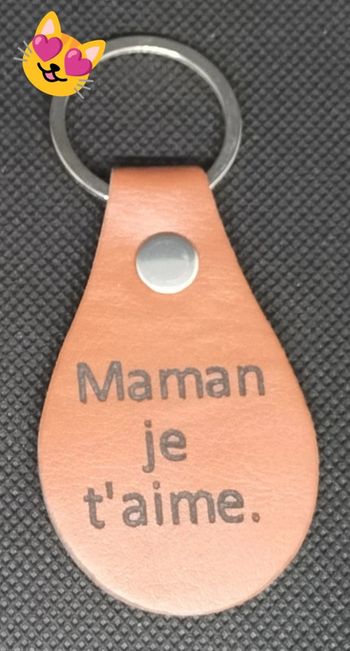 Porte clé maman je t'aime