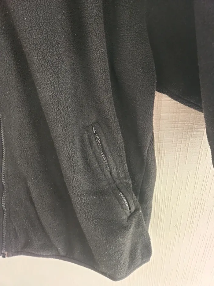 Veste polaire zippée noir George XXL - photo numéro 6