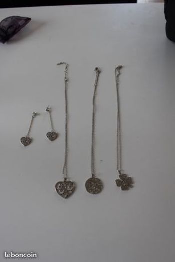 collier + boucle d'oreille