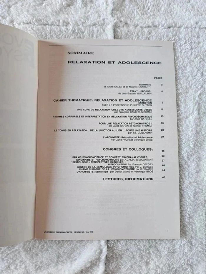 Évolutions Psychomotrice - Mai 1991 n°10 - photo numéro 2
